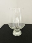Vintage Rounded Glass Martini Cocktail Pitcher With Base