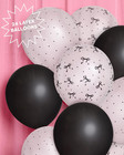 Black   White Bow Latex Balloons - 24 Pk  12    Bachelorette Decorations  Altern