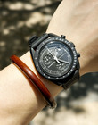 Bioceramic Mission To The Moonphase Snoopy Moonswatch With Box-black-us Shopping