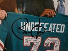 President Barack Obama Signed Autograph 8x10 Miami Dolphins Undefeated Photo Coa