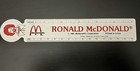 1981 Mcdonald s Ronald Mcdonald 6 Inch Plastic Ruler Advertising Promo Vintage