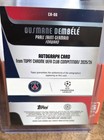 2025-26 Topps Chrome Uefa Cc Ousmane Dembele Auto Purple Refractor   75 Psg