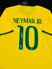 Neymar Jr  Signed Brazil Pro Style Soccer Jersey With Coa