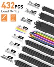 Four Candies 25pcs Art Mechanical Pencil Set With Case  3pcs Metal Artist Lead P
