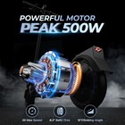 500w Commuter Electric Scooter For Adult 22 Mph 20 Mile Range 8 5  Solid Tires