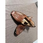 Vintage St  John s Bay Woven Leather Hurache Sandals Comfort Brown Size 8 5