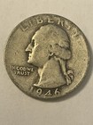 1946 Washington Quarter  90  Silver Free Shipping By Reedersong