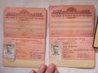 Soviet Russia A Set Of Documents For One Person  A Citizen Of The Ussr