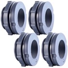 4 Pack 1 5  Pvc Bulkhead Fittings For Rain Barrels  Aquariums  Water Tanks  Pond