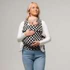 Ergonomic Soft Structured Cotton Baby Carrier For Newborn To Toddler Ebony Check