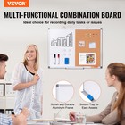 Vevor 24 x 18  Whiteboard   Cork Board Combo With Aluminum Frame For School Home