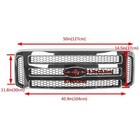Front Bumper Grille Grill For Ford 1999-2004 Super Duty F250 F350 F450 F550