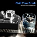 Large Ice Cube Tray For Whiskey  Ice Ball Maker For Cocktails - Large Ice Tra   