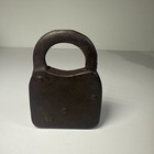 Rare Antique Working Lock   Key  Fighting Dragons  