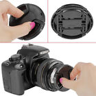 37-82mm Lens Cap 5pcs Center Pinch Snap On Front Cover String For Canon Sony