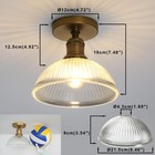 1-light Vanity Indoor Hallway Ceiling Light  Flush Mount Single Modern Hardwi   