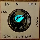 Unc 2017 Canada Toonie 2 Dollars Glow In The Dark Dance Of Spirits Colour Coin N