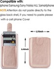 Phone Card Holder Rfid Sleeve Pu Leather Back Wallet For Iphone Samsung Galaxy