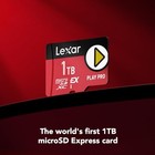 Lexar 1tb Play Pro Microsdxc Express Card  lmsxps0001t-bnnnu  Ships Immediately   