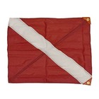  Nylon Diver Down 3 Tier Flag  20-inch X 24-inch 