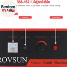 21 Inch Cotton Candy Machine  Commercial Cotton Candy Maker Machine Electric Can