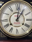 Coca Cola Vintage Wood Collectible Wall Pendulum Clock