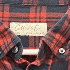 Cotton On Flannel Shirt Mens Size Medium Button Up Long Sleeve Plaid Comfy