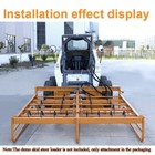 Wolfequip 88in Skid Steer Hay Accumulator Grapple Square Hay Bales Stacker