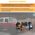 12v Winch Solenoid Control Box For 8000-17000 Lb Atv Utv Jeep Tractor Winches