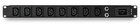 8 Outlet Pdu Power Strip W  Iec C13 Outlets - 120 240v -15ft Cord  nema 5-20p 