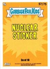 Garbage Pail Kids 2017 Series 1 Adam-geddon Pick Your Card  bloody Red  Stickers