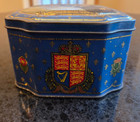 Vintage Queen Elizabeth Ii   Duke 1953 Coronation Souvenir Horner Toffee Tea Tin