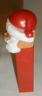 Vintage Santa Claus Closed Eyes Pez Dispenser No Feet Red White Yugoslavia