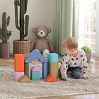 Qaba 11-piece Foam Climbing Blocks - For Toddlers 6-72 Months color Coordination