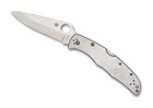 Spyderco Endura 4 Folding Knife C10p Plainedge Vg10 Blade Stainless Steel Handle