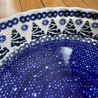 Ceramika Boleslawiec Polish Pottery 10in Fluted Pie Plate Quiche Dish Handmade