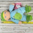 Circo Frog Green Blue Plush Baby Doll Lovey Levatoy Target New