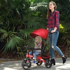 4-in-1 Kids Tricycle With Adjustable Push Handle Folding Infant Stroller