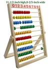 Magikon Wooden Abacus 10 Rows Counting Frame 11 5in Math Toy For Kids