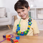 Melissa   Doug Deluxe Wooden Lacing Beads - Educational Activity With 27 Beads