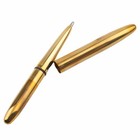 Fisher Bullet Space Pen Brass Construction Pr4 Black Ink Medium Point 845006
