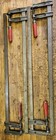 4 Vtg  Wetzler  436-36    Sliding Bar Clamps With Red Wooden Handles Usa Rare Find