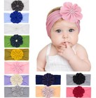 12pcs Baby Girl Headband Set Lace Bow Flower Soft Stretch Hair Bands Accessories