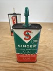 Vintage Handy Oiler 3-in-one 3oz   Singer  30c Sewing Machine Oil Tin Cans