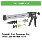 Albion Engineering B18s20 B-line Manual Drive Sausage Caulking Gun 20 Oz 