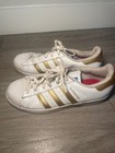 Adidas Women   s Gold Superstars Size 7