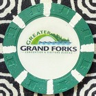 Cvb  convention   Visitors Bureau   25 Grand Forks North Dakota Casino Chip C39