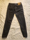 Levi s Boys Black Jogger Pants Pull On Elastic Waist Pockets Xl 8617-023 0032