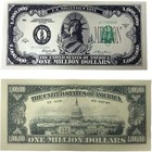 50 Total - One Million Dollar Novelty Paper Fake Bills - Quality   Looks Real