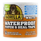 Gorilla Waterproof Patch   Seal Tape 4  X 10  White  pack Of 4 